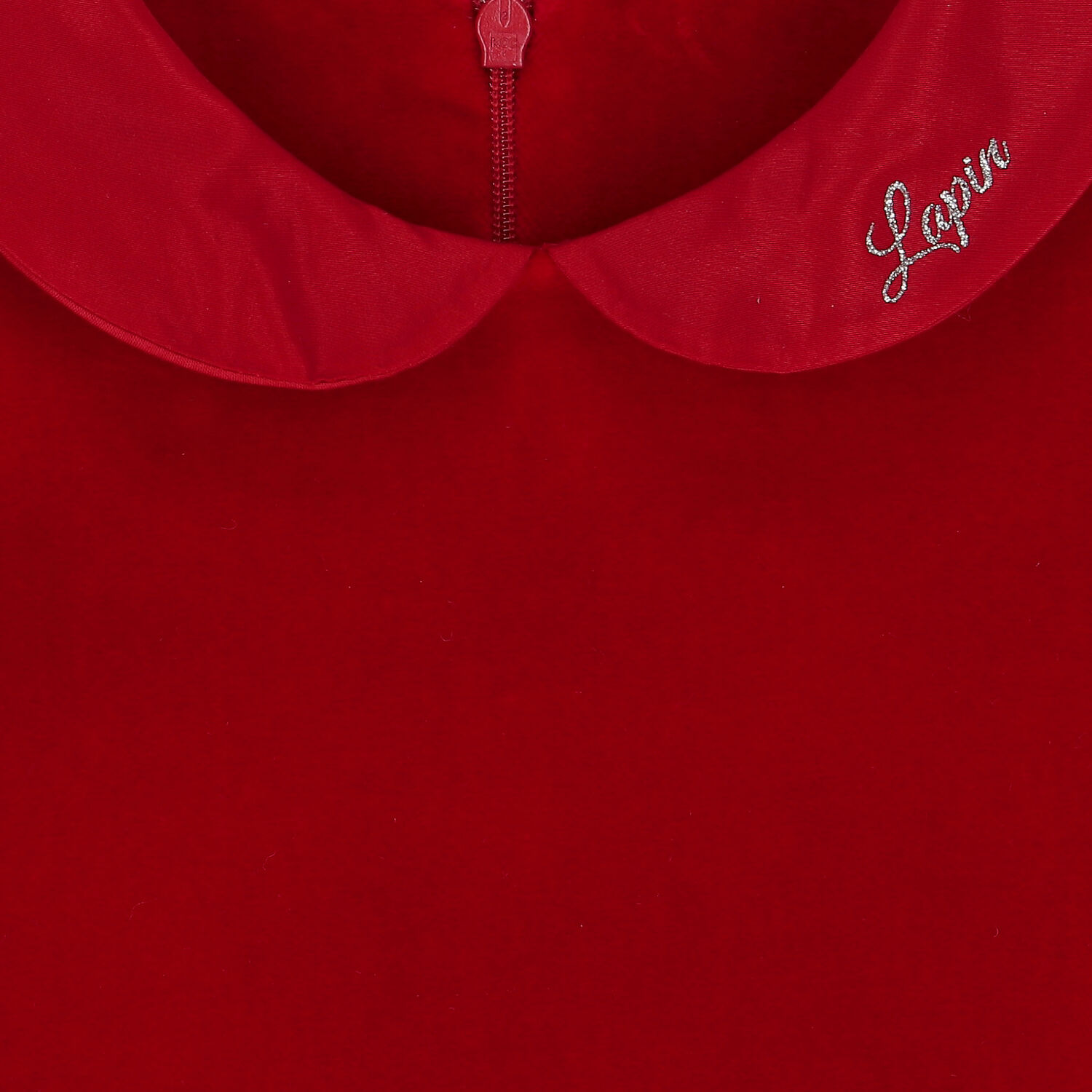 Girls Red Bow Dress, 1, hi-res